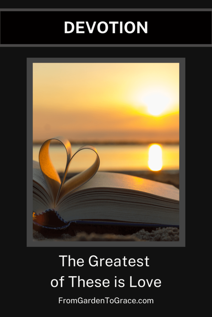 The Greatest of These is Love Pin 